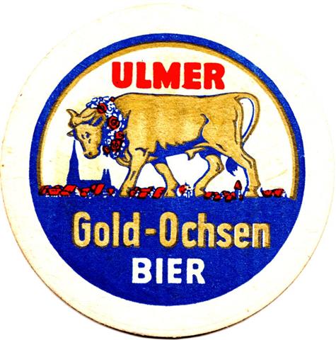ulm ul-bw gold ochsen ochse 4a (rund215-ulmer rot-breiter rand)